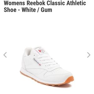 Womens Reebok Classic Athletic Shoe - White / Gum